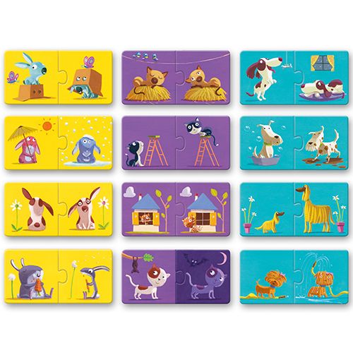 Djeco puzzel duo verschillen (12x2st) DJ08162