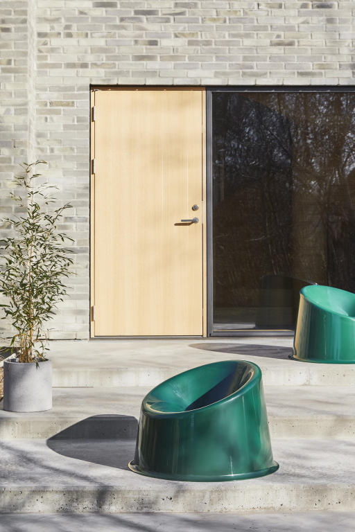 Verpan Panto Pop fauteuil donkergroen