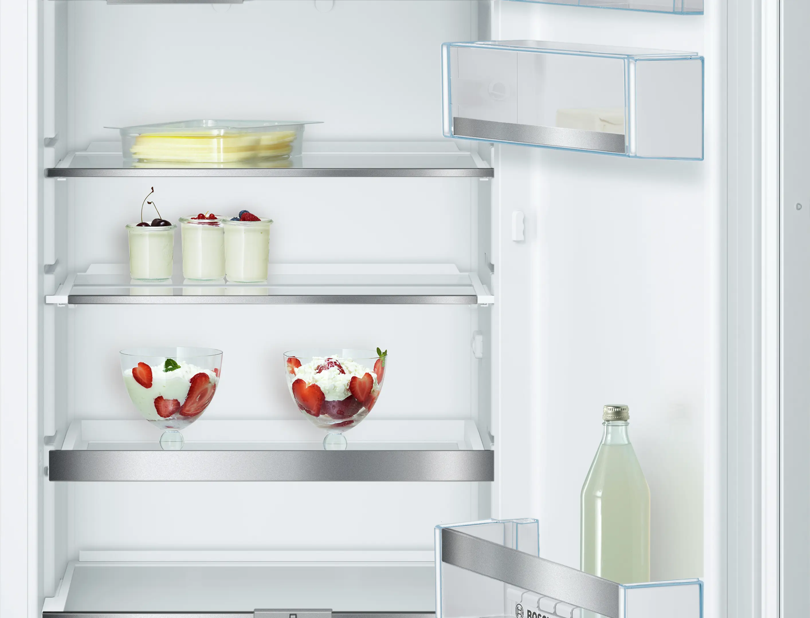 Serie 6 Inbouw koelkast met vriesvak 157.8 x 55.8 cm Vlakscharnier