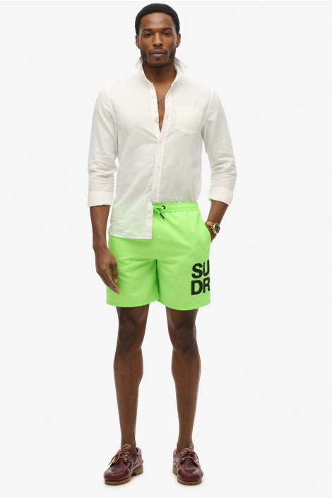 Superdry groene heren korte broek