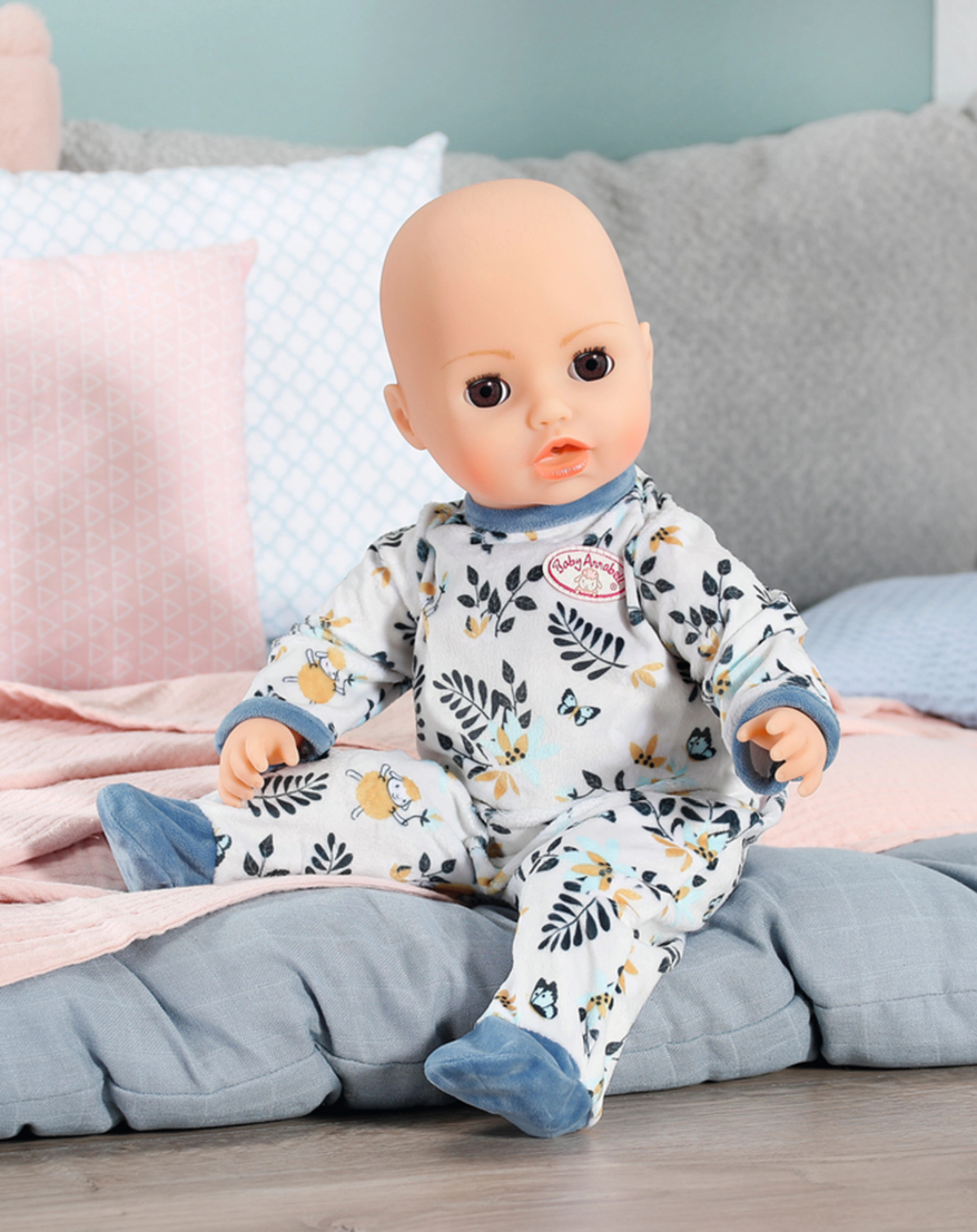 Baby Annabell® Strampler BLÄTTER in blau (43cm)