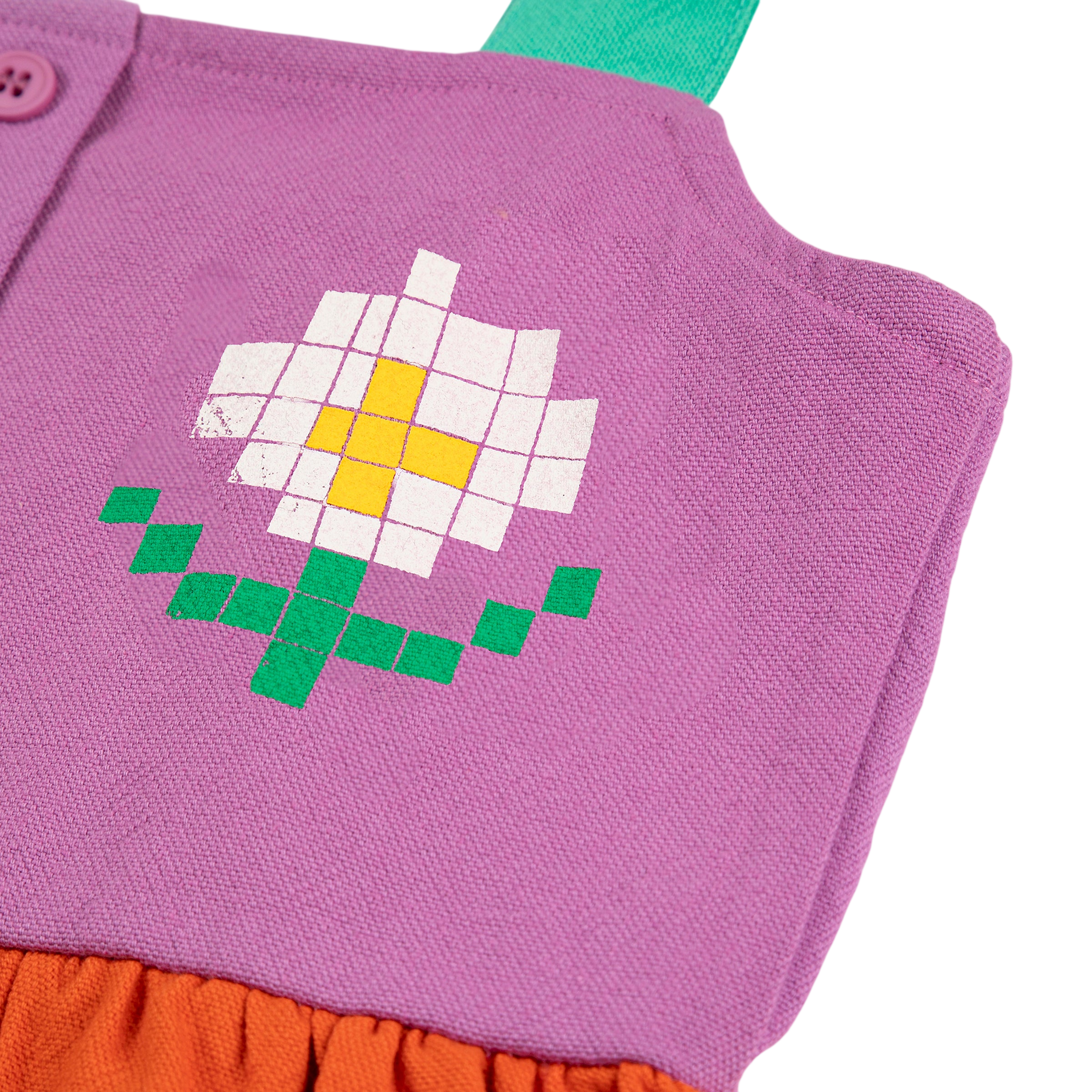 Kleid Pixel Daisy Color Block Multicolor