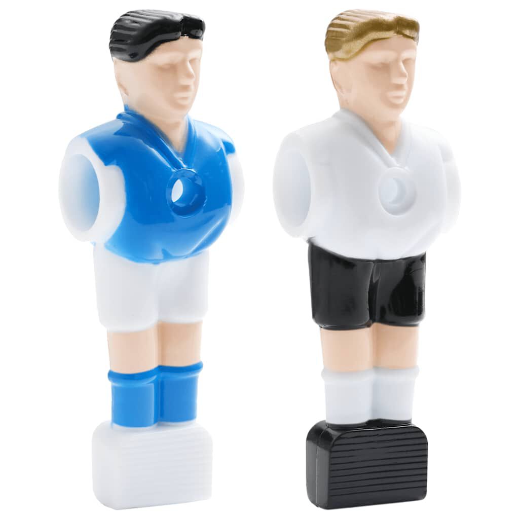 vidaXL Tafelvoetbalfiguren, 15,9 mm stok, 22 stuks