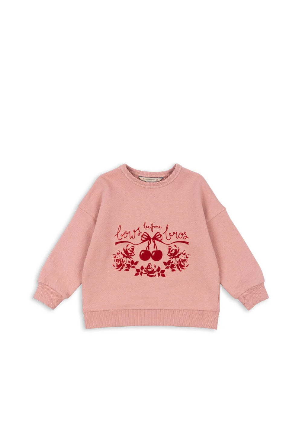 Konges Sløjd Loupy Lou Sweatshirt Gots ks102025 bow rose