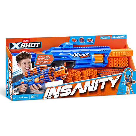 X-Shot Insanity Berzerko Blaster med 48 pile