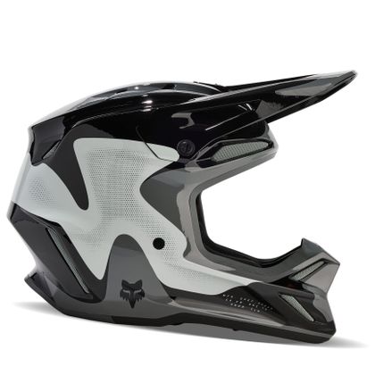 Casque cross Fox V3 - REVISE 2024 - Noir / Gris