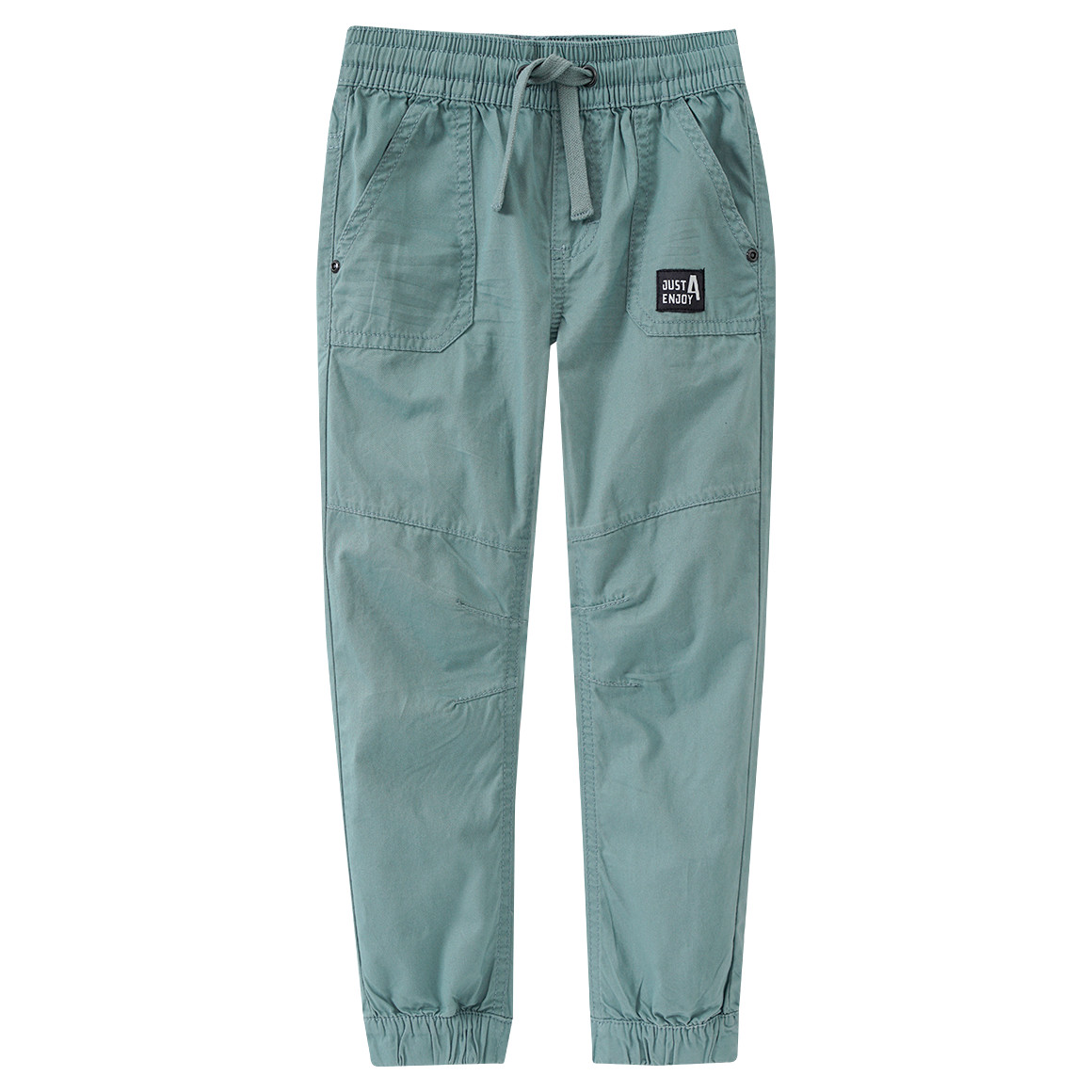 Jungen Hose zum Reinschlüpfen dunkelgrün