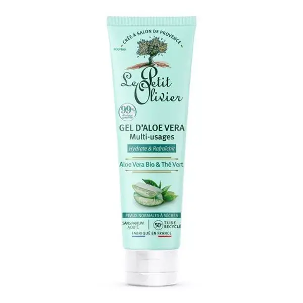 Le Petit Olivier - Gel de Aloe Vera - Chá Verde de Aloe Vera Orgânico 150ml