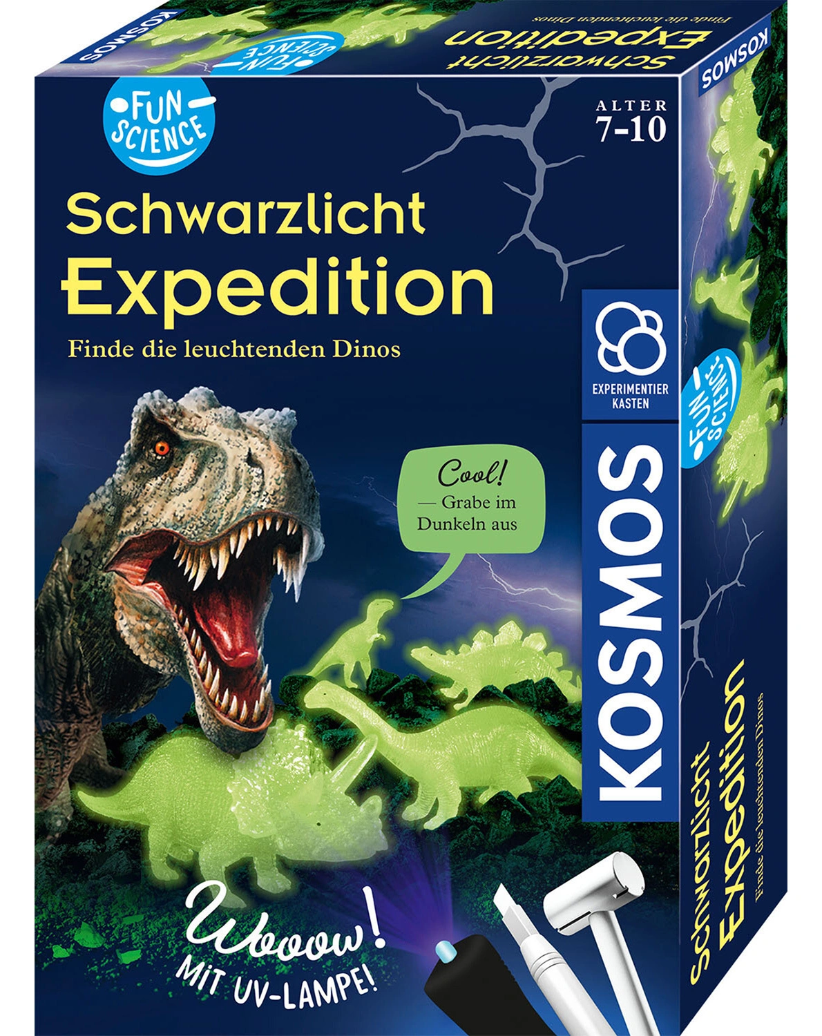 Ausgrabungsset FUN SCIENCE - SCHWARZLICHT-EXPEDITI