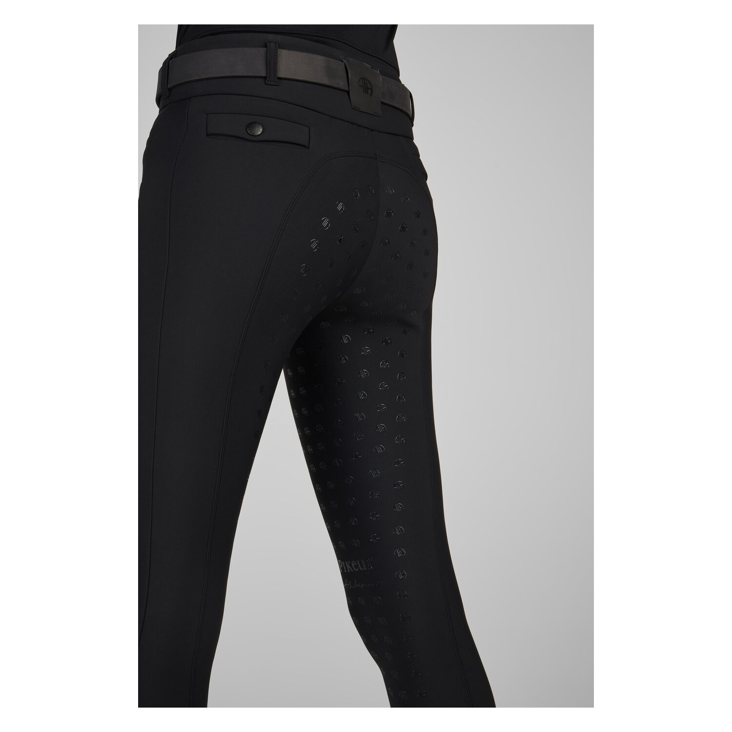 PIKEUR Linn Athleisure Softshell Highwaist Reithose - black