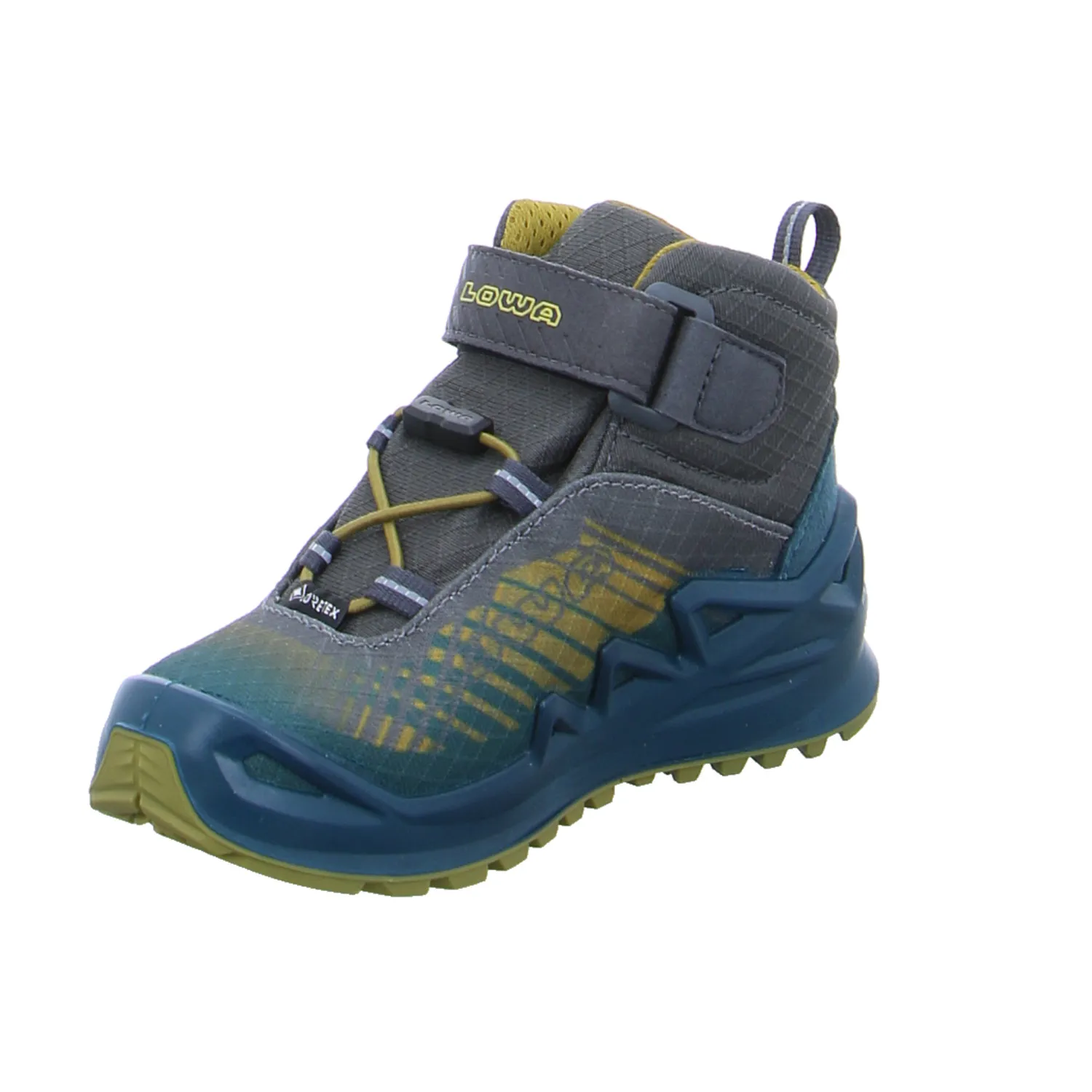 LOWA Kinder-Wanderschuhe Petrol Recycelte Materialien