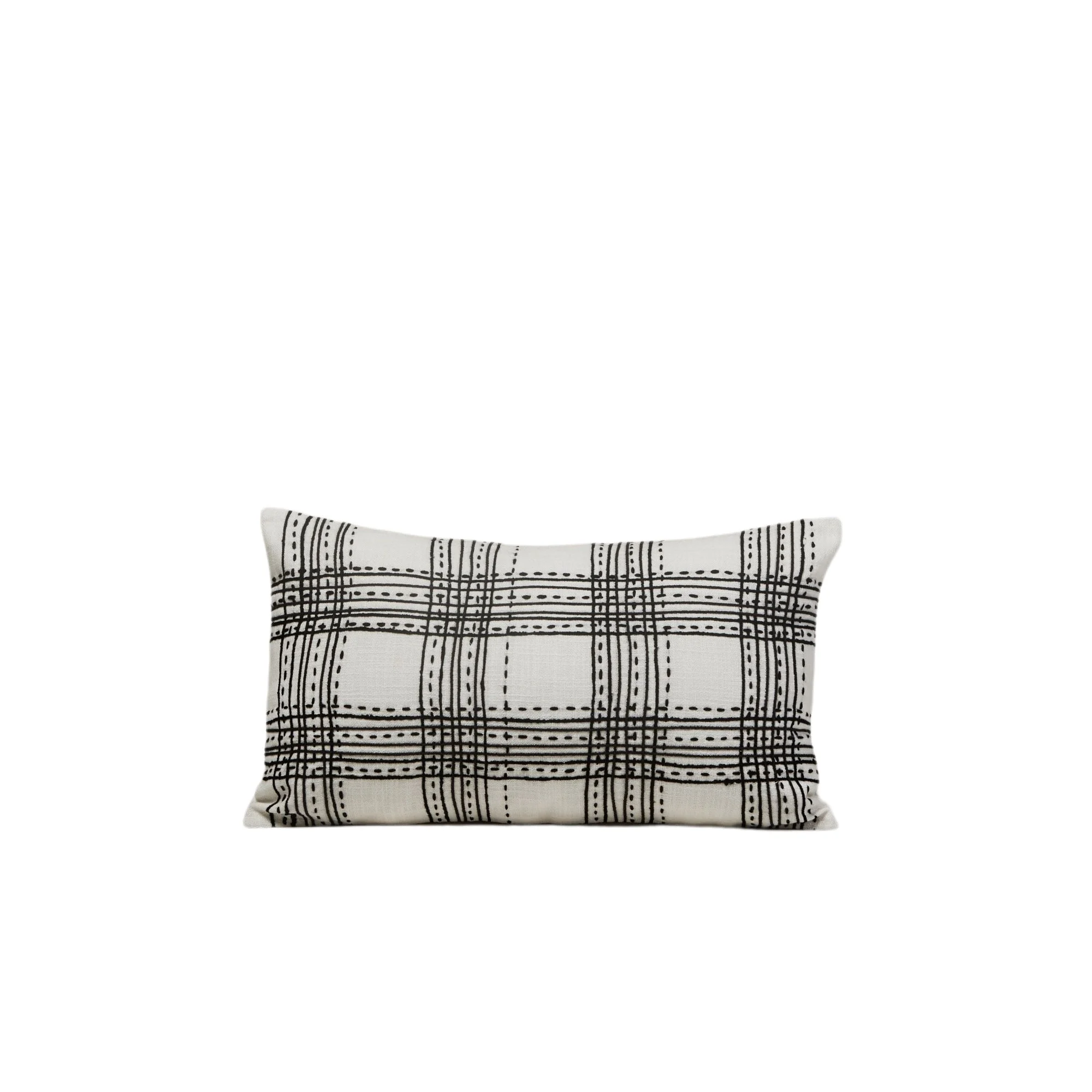 KENETH - Housse de coussin | Blanc