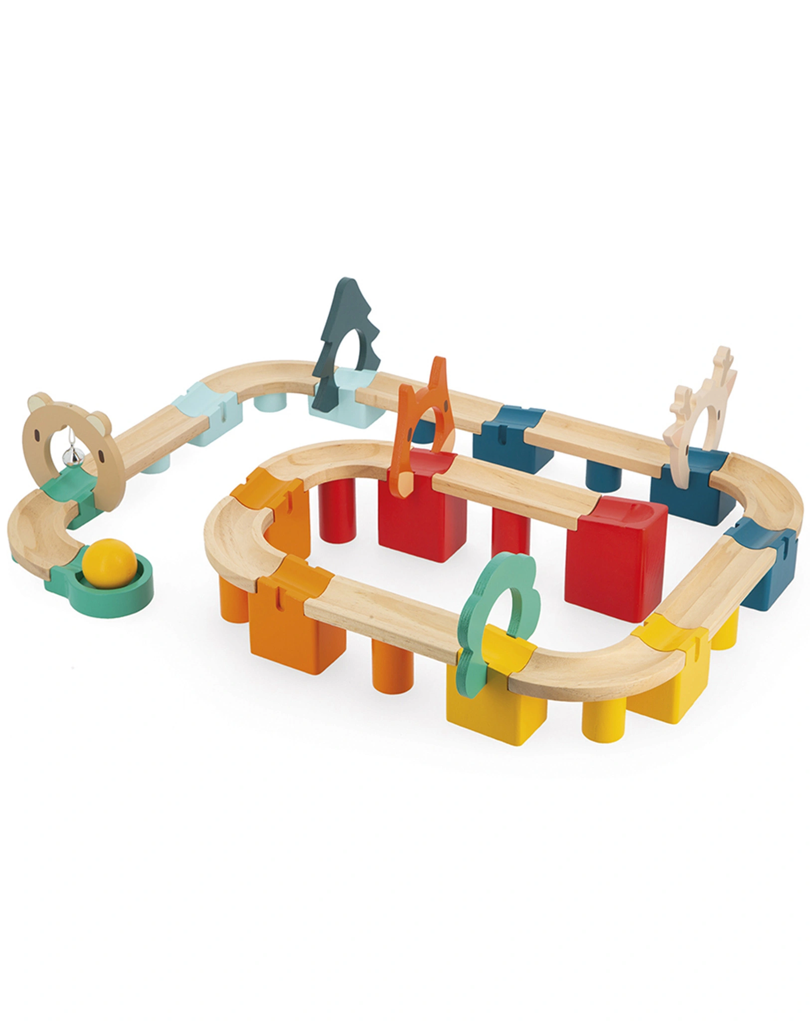 Kugelbahn WALDPFAD 44-teilig