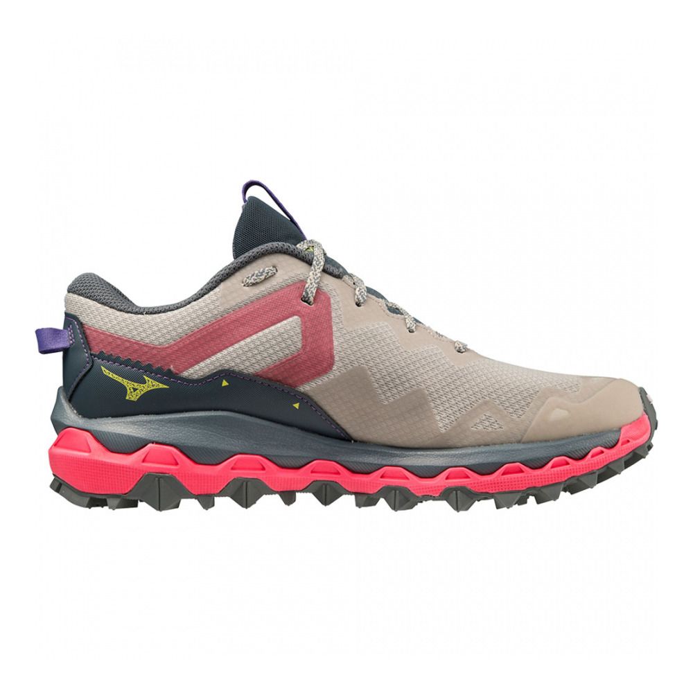 Mizuno WAVE MUJIN 9 - Chaussures trail Femme moonstruck/stormyweather/h.pink
