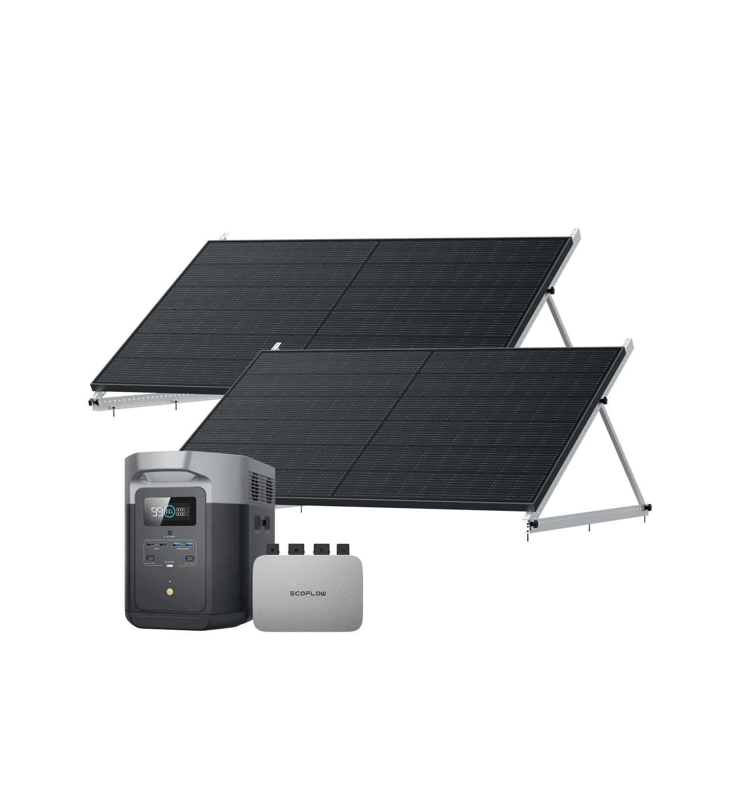 EcoFlow PowerStream Balkonkraftwerk 800W für Wand