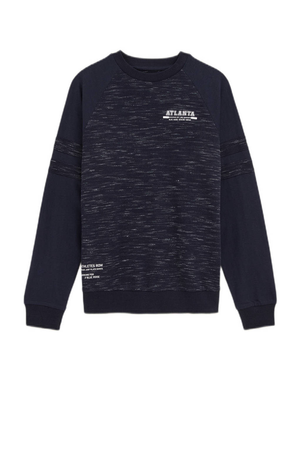 WE Fashion sweater donkerblauw