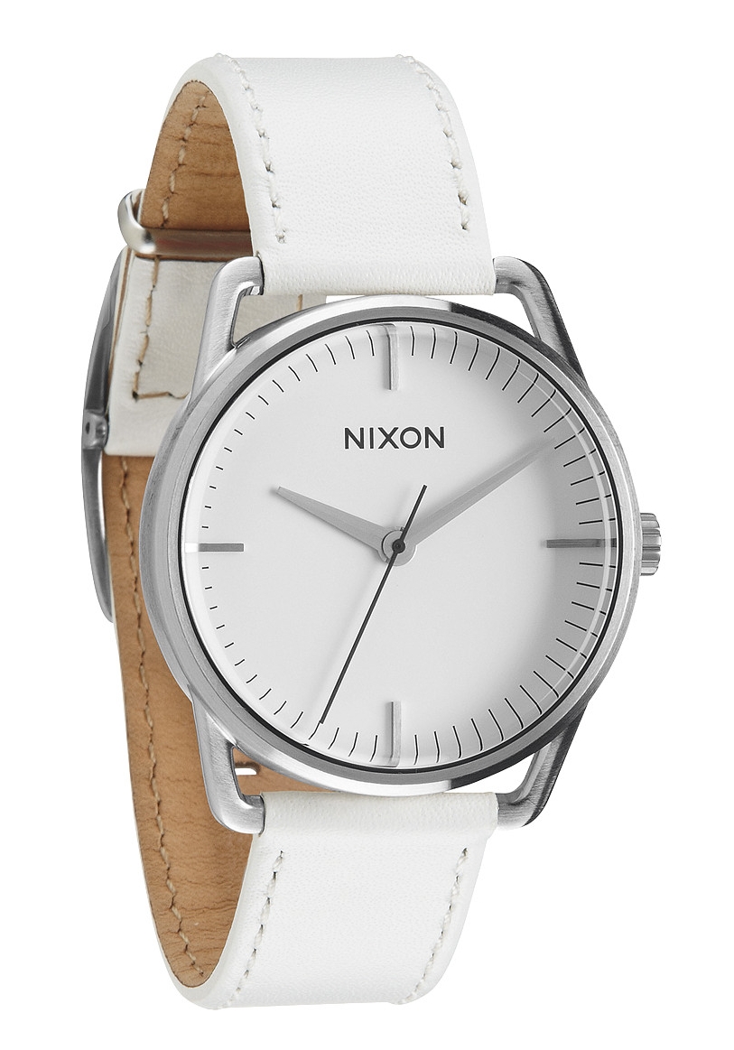Nixon The Mellor Silver / White Damenuhr A129391