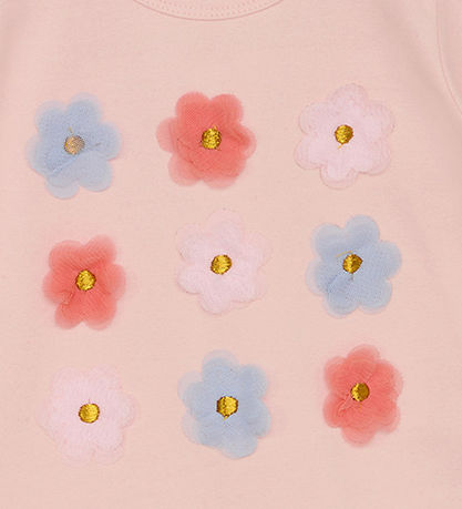 Hust and Claire T-Shirt - Aliana - Icy Pink m. Blumen