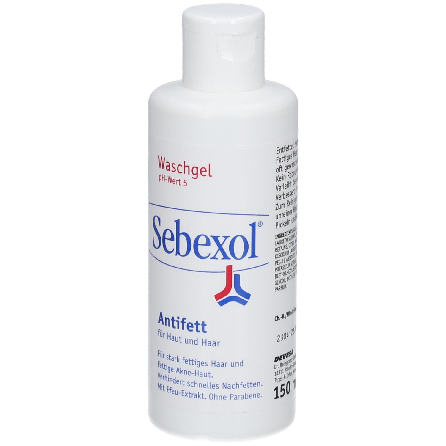 Sebexol® Antifett Shampoo für Haut und Haare