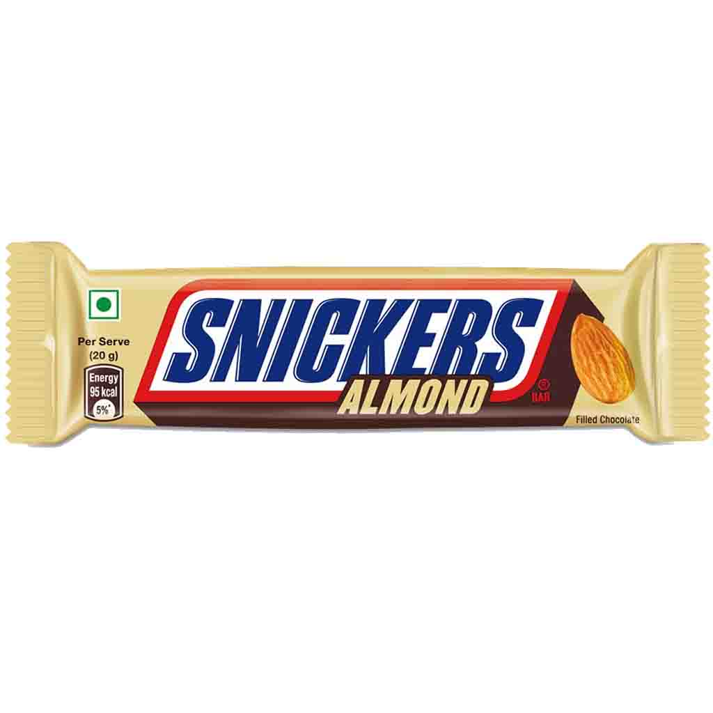 Snickers Almond Schokoladenriegel 15x45g=675g MHD:29.1.25