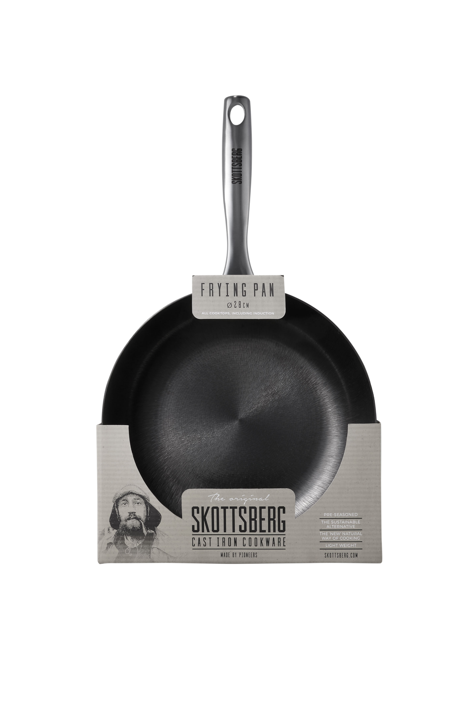 Skottsberg - Cast Iron - Koekenpan - Gietijzer - Inductie -24 cm