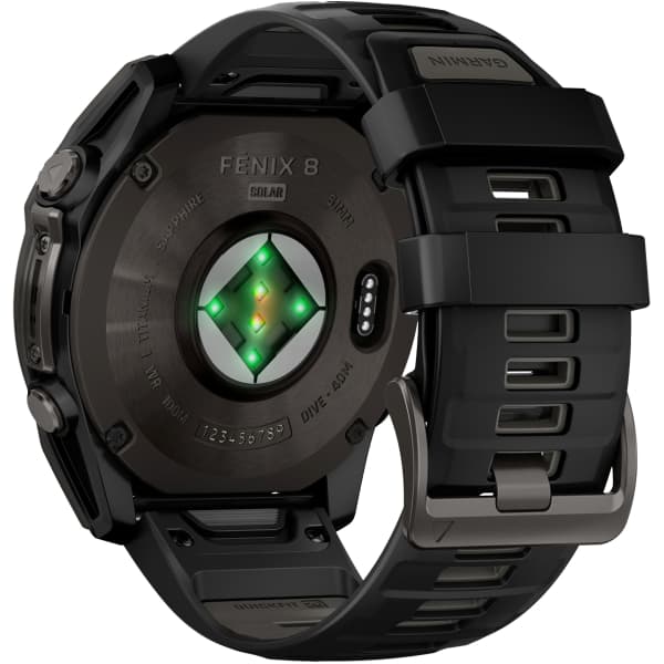 Montre cardio GPS GARMIN FENIX 8 SOLAR 51MM SAPPHIRE TITANE TITANE CARBON GREY