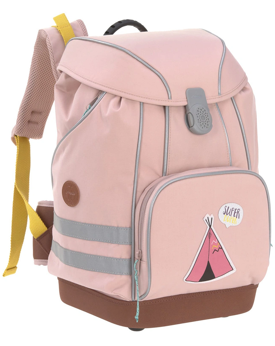Schulranzen-Set ADVENTURE TIPI 5-teilig in rosa