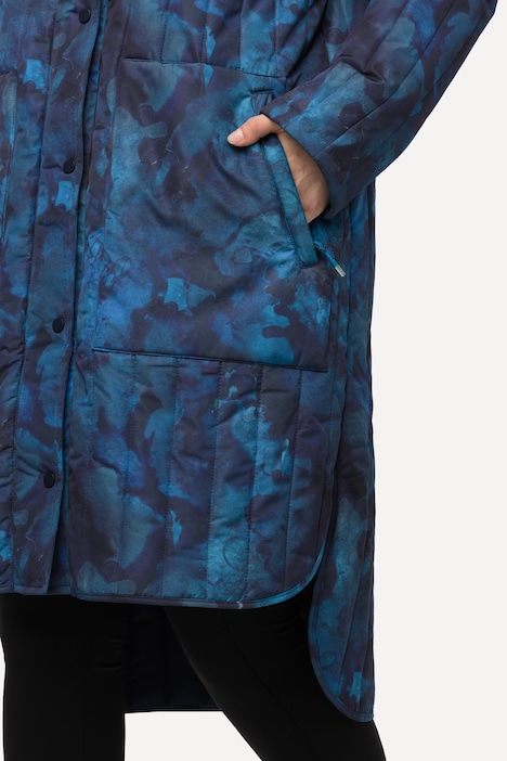 Leichte, gesteppte Funktionsjacke, wasserabweisend, 2-Wege-Zipper