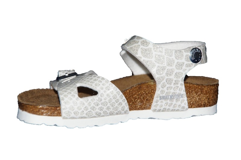 Birkenstock Rio Kids Breed Magic snake white
