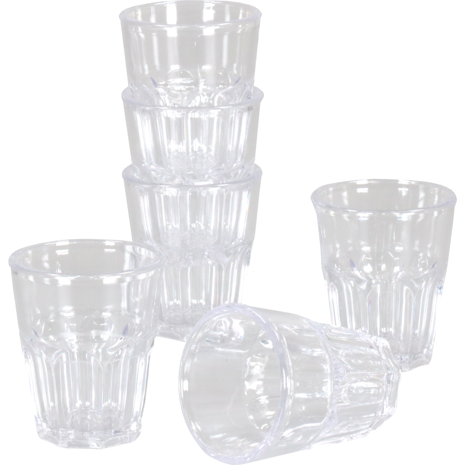 Goldplast Glas, shotglas, reusable, sAN, 40ml, transparant