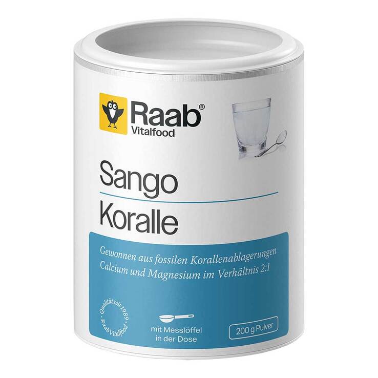 Raab Vitalfood Sango Koralle Pulver, 200 g