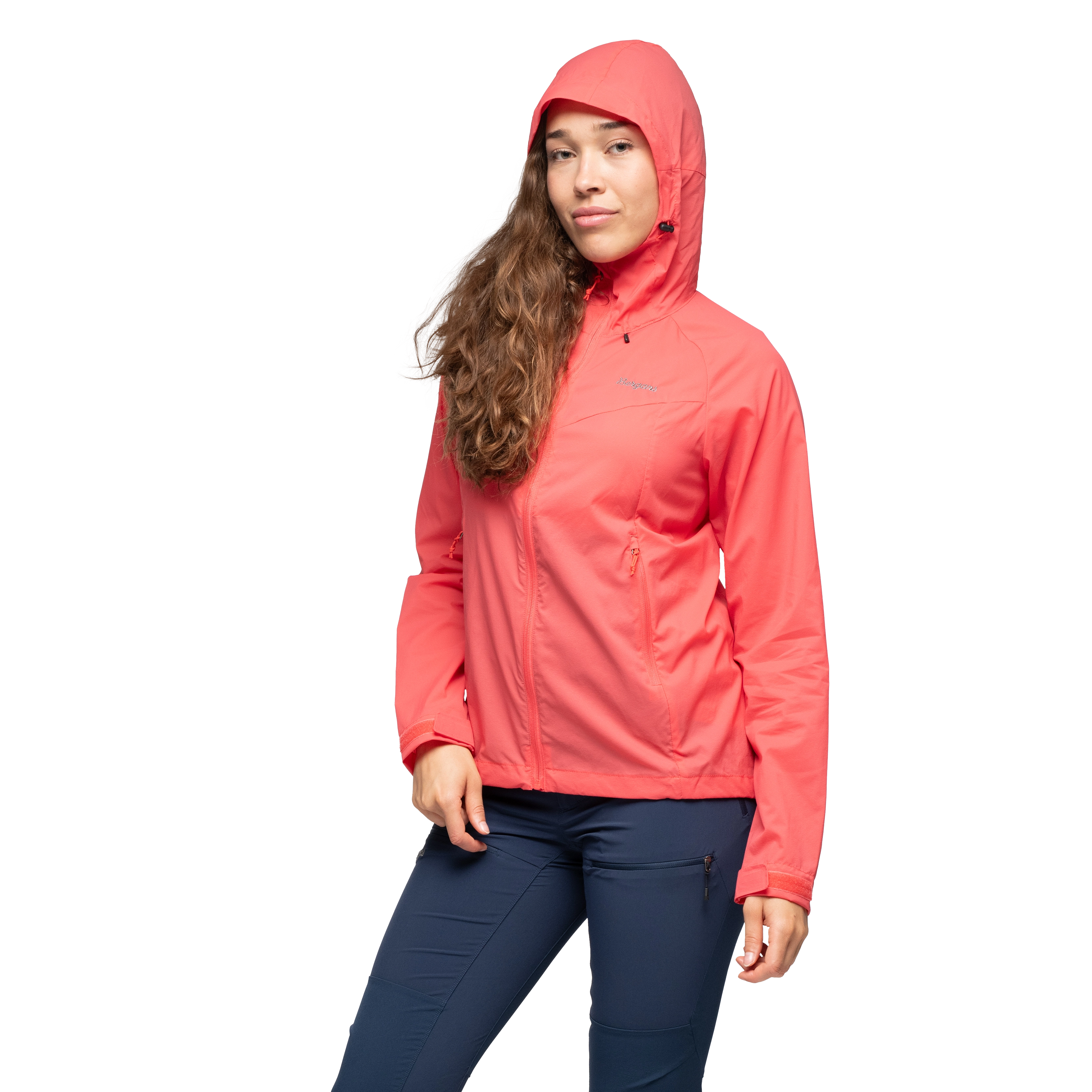 Rabot Windbreaker Jacket Women Peachy Red