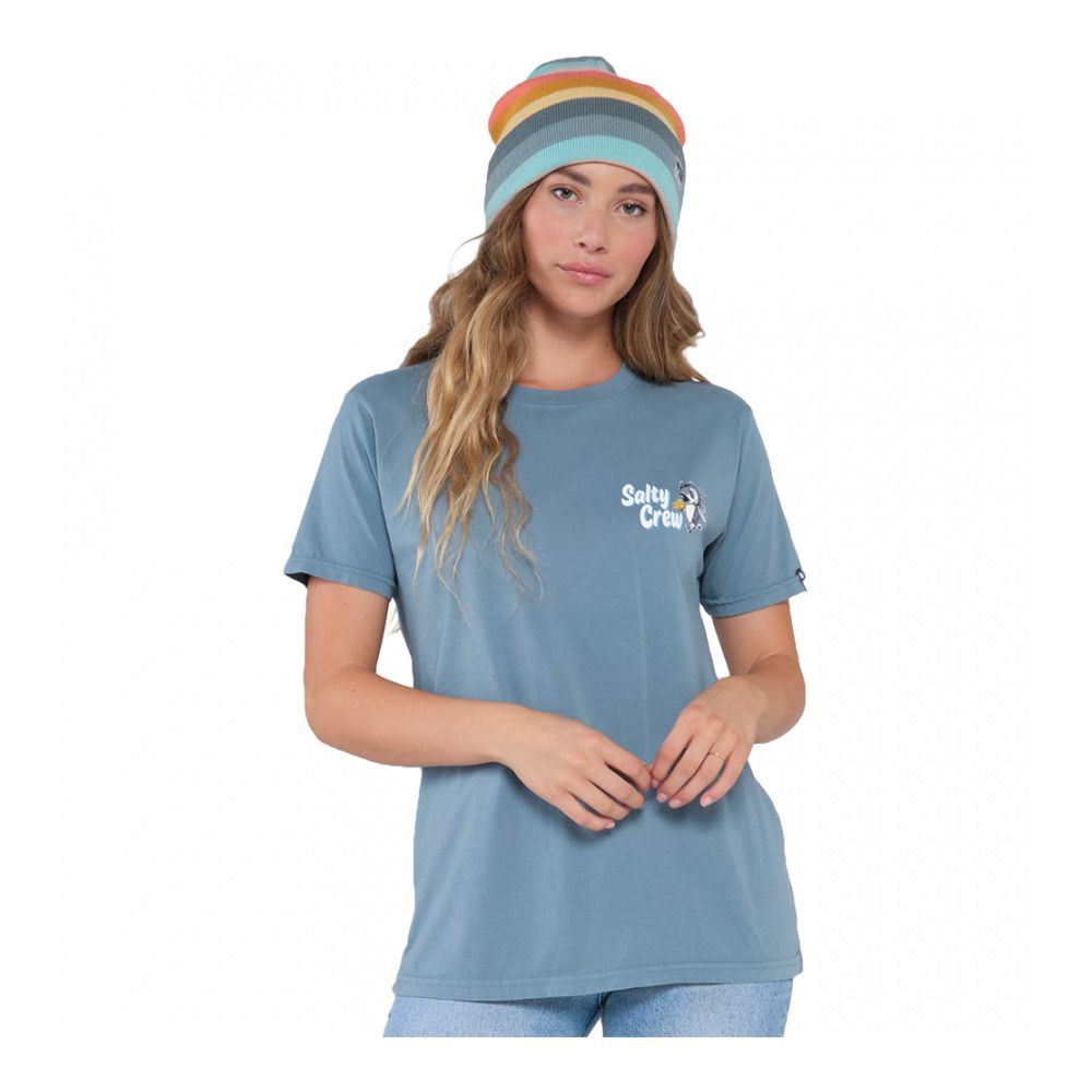 Salty Crew FISH N CHIPS - Tee-shirt Femme atlantic green