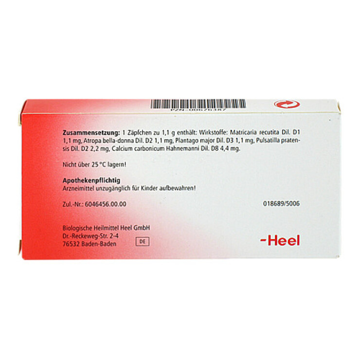 Viburcol N Kinder- und Säuglings-Suppositorien, 12 St