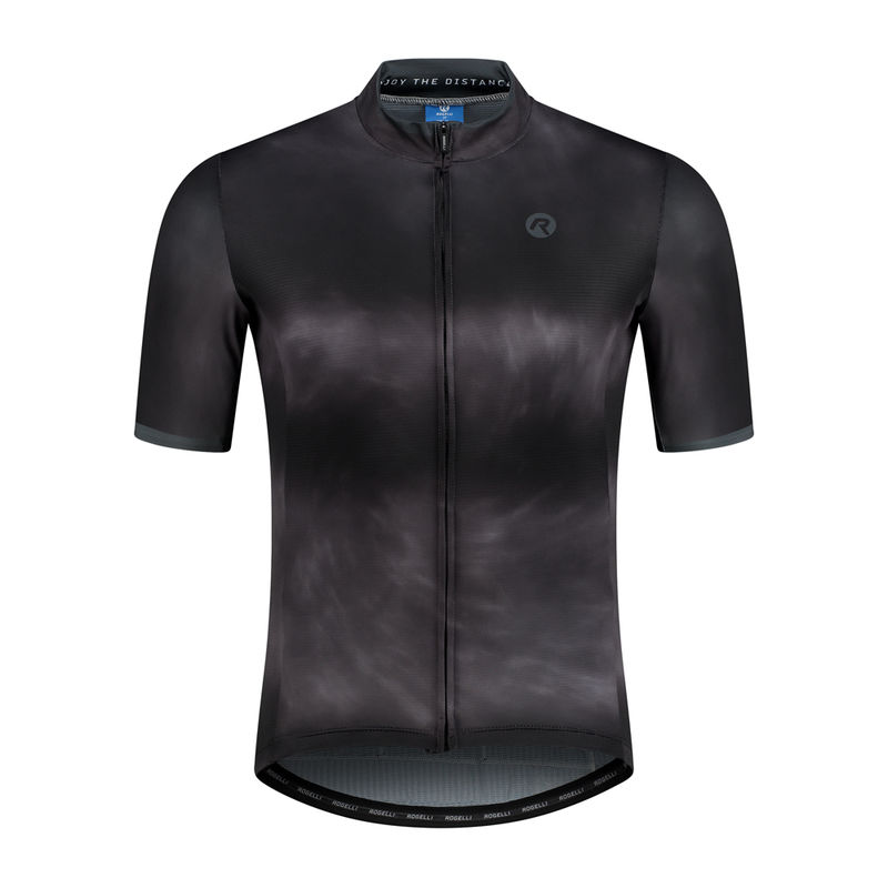 Rogelli Tie Dye Cykeltrøje - Sort/Grå