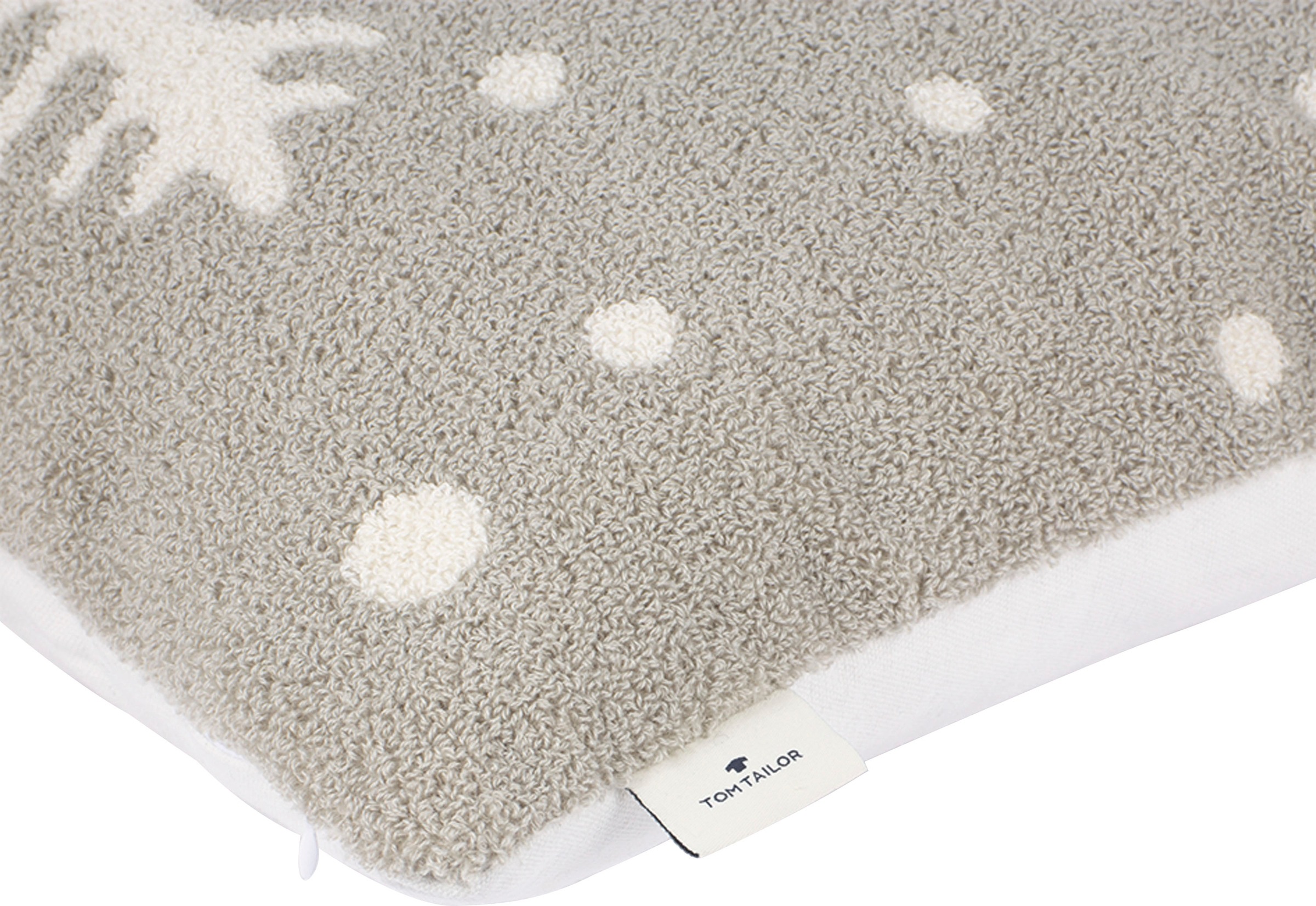TOM TAILOR HOME Dekokissen »Winter Flake« mit hochertigem Bouclé-Effekt, Kissenhülle ohne Füllung, 1 Stück