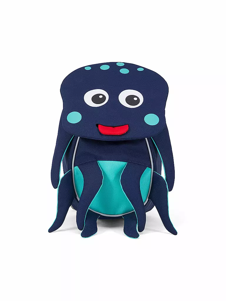 AFFENZAHN Kinder Rucksack  Kleine Freunde - Oliver Octopus blau