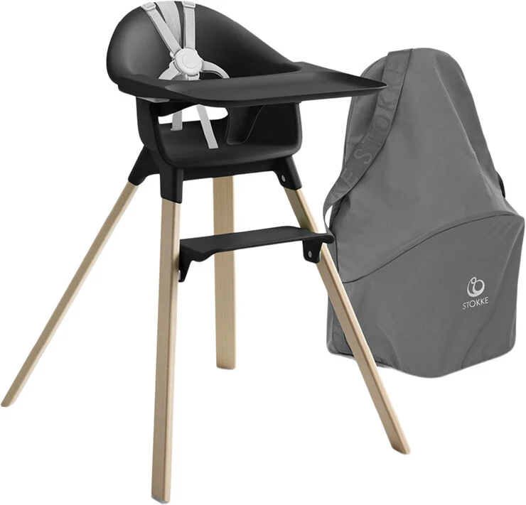 Stokke Stokke Clikk Højstol Natur/Black
