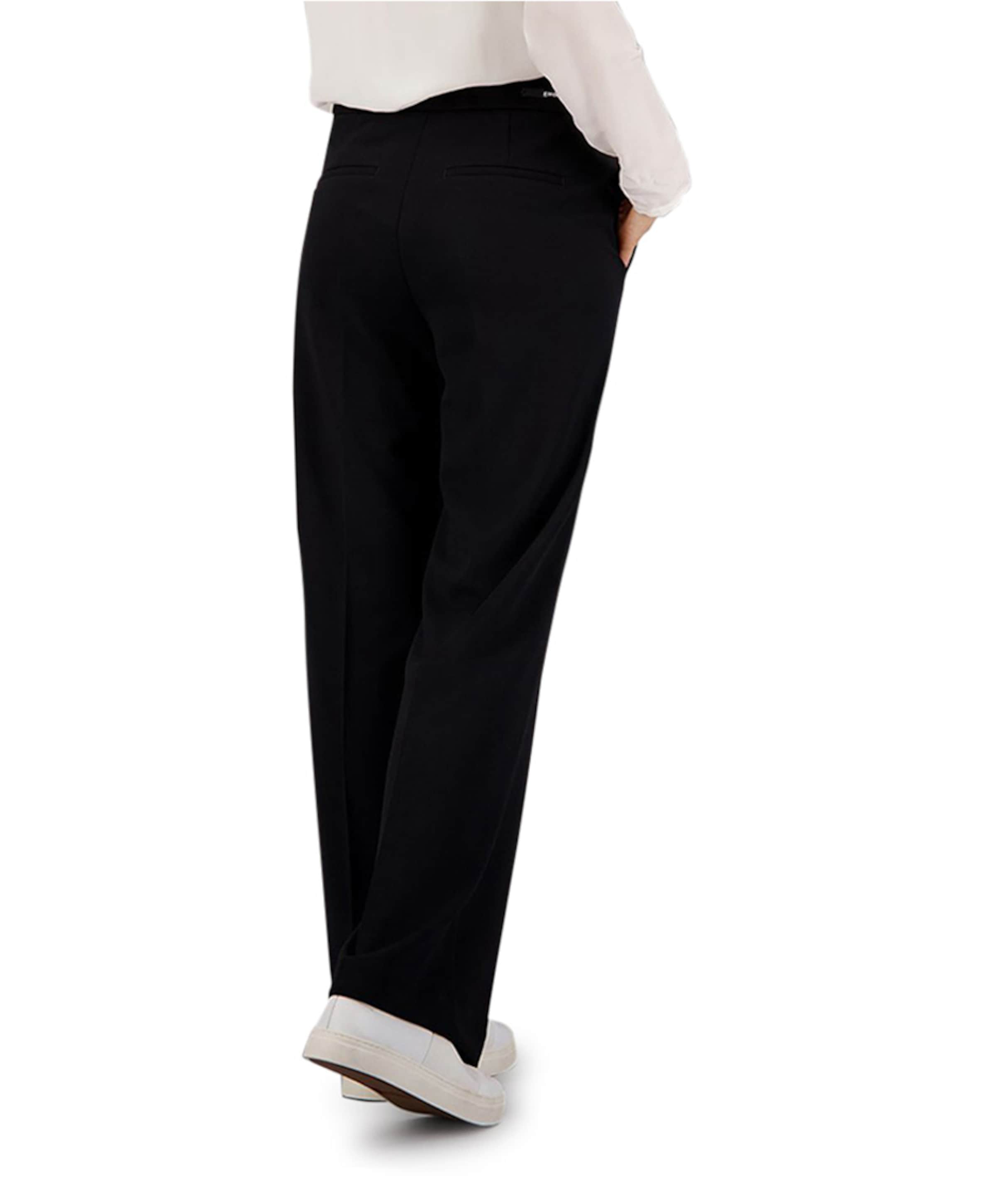 Gardeur Wide leg Feminine broek zwart