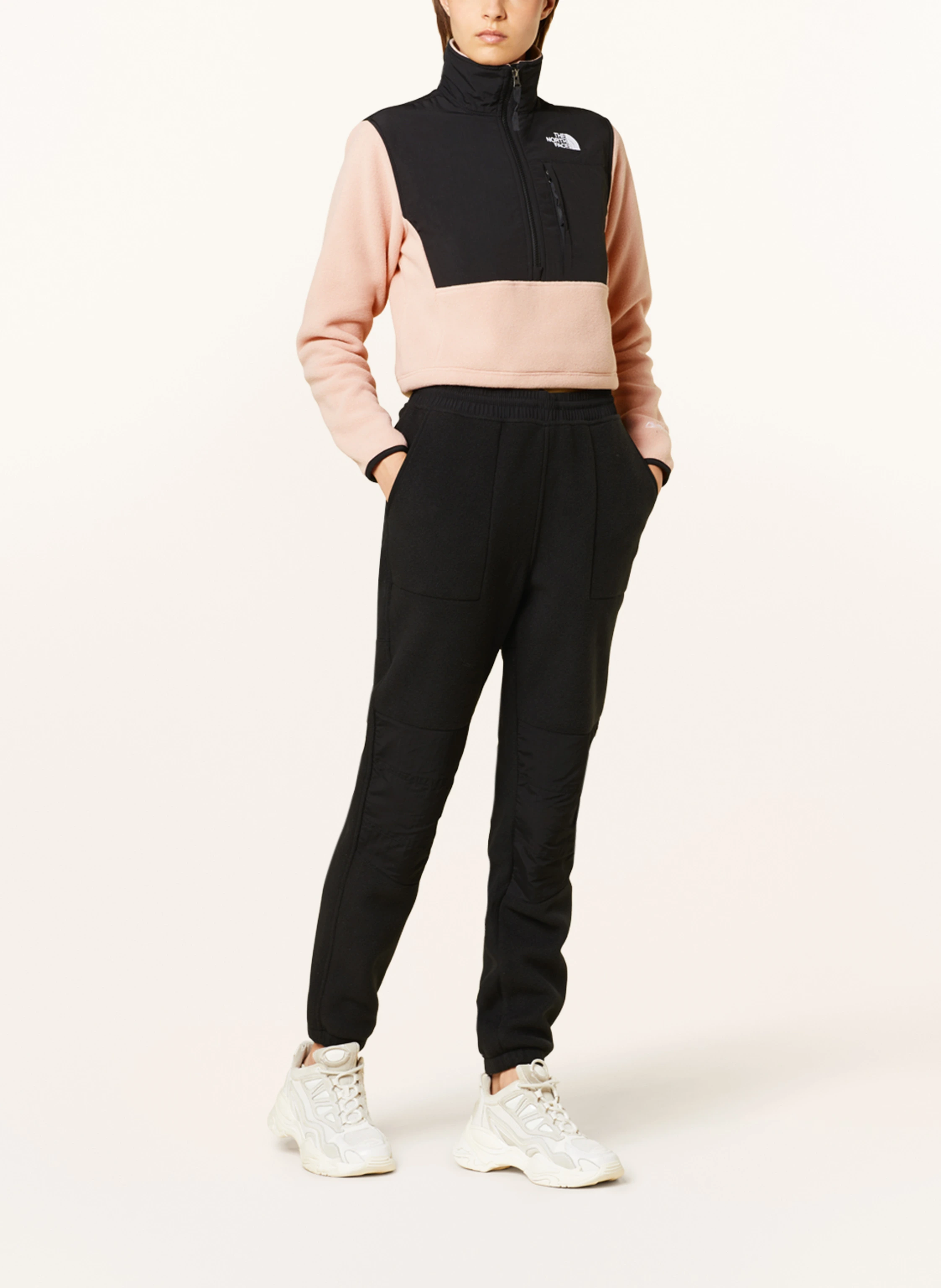 THE NORTH FACE Cropped-Schlupfjacke DENALI im Materialmix