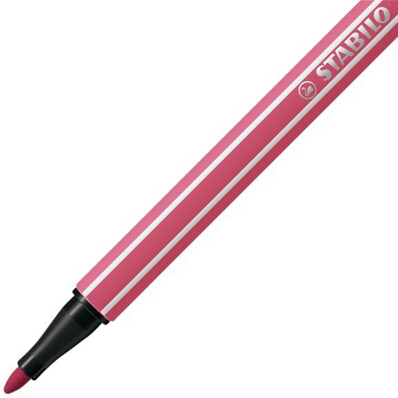 STABILO - Pen 68 - Viltstift - Aardbeien Rood - Doos 10 stuks