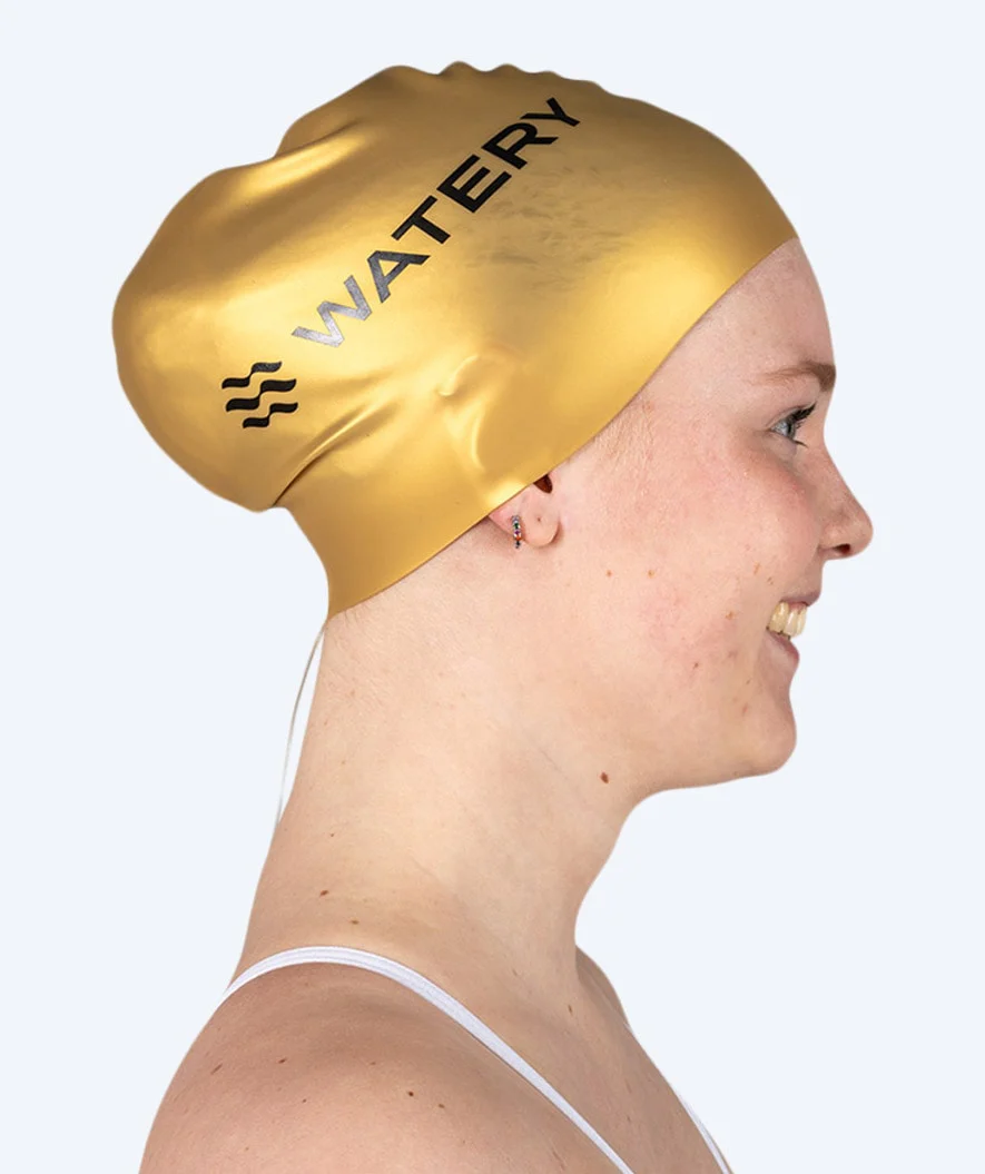 Watery badehætte (fra 10 år) - Signature - Guld