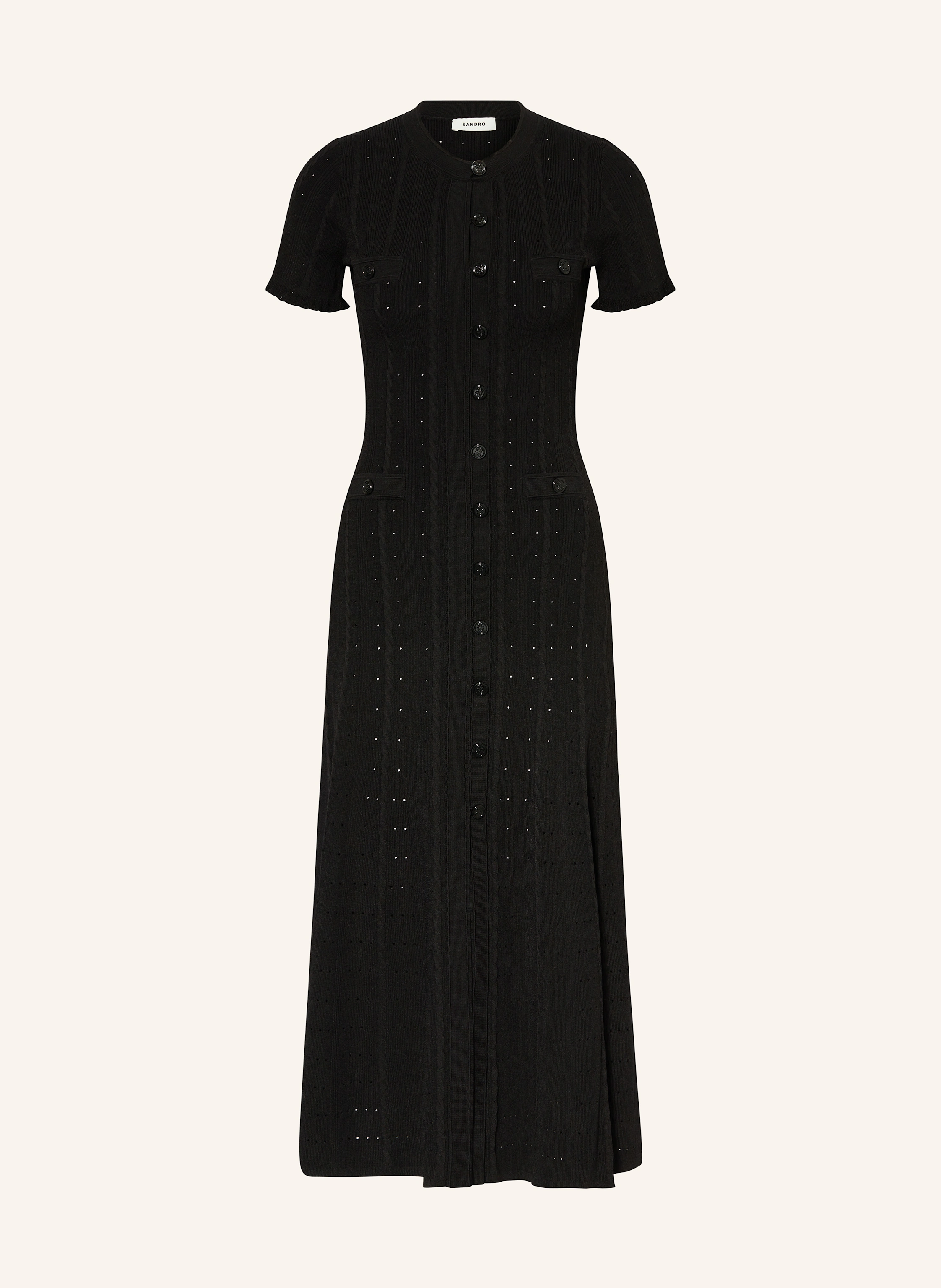 SANDRO Strickkleid