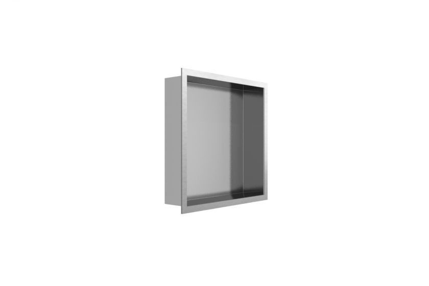 Mueller Round inbouwnis 30x30x10cm RVS