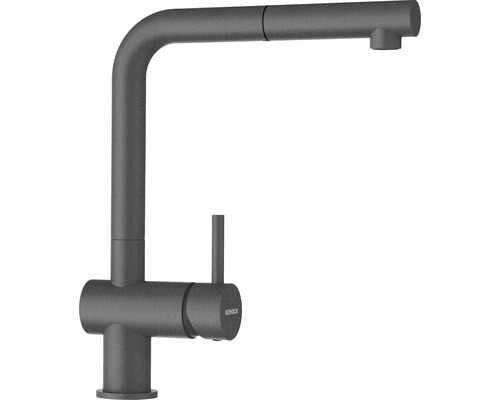 Keukenkraan met handdouche Schock EPOS steen 540127