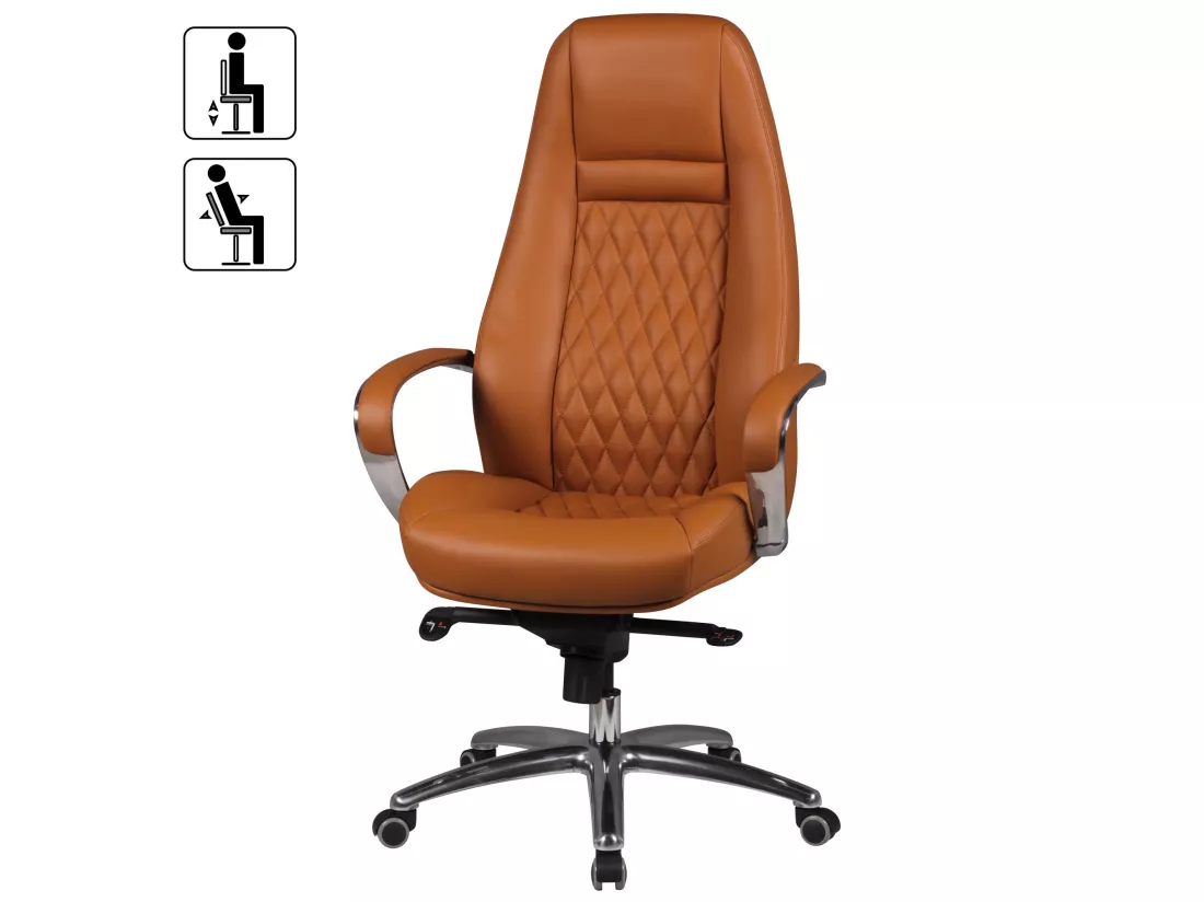 Design Chaise bureau Chaise exécutif Ergonomique Chaise de pivotant Cuir