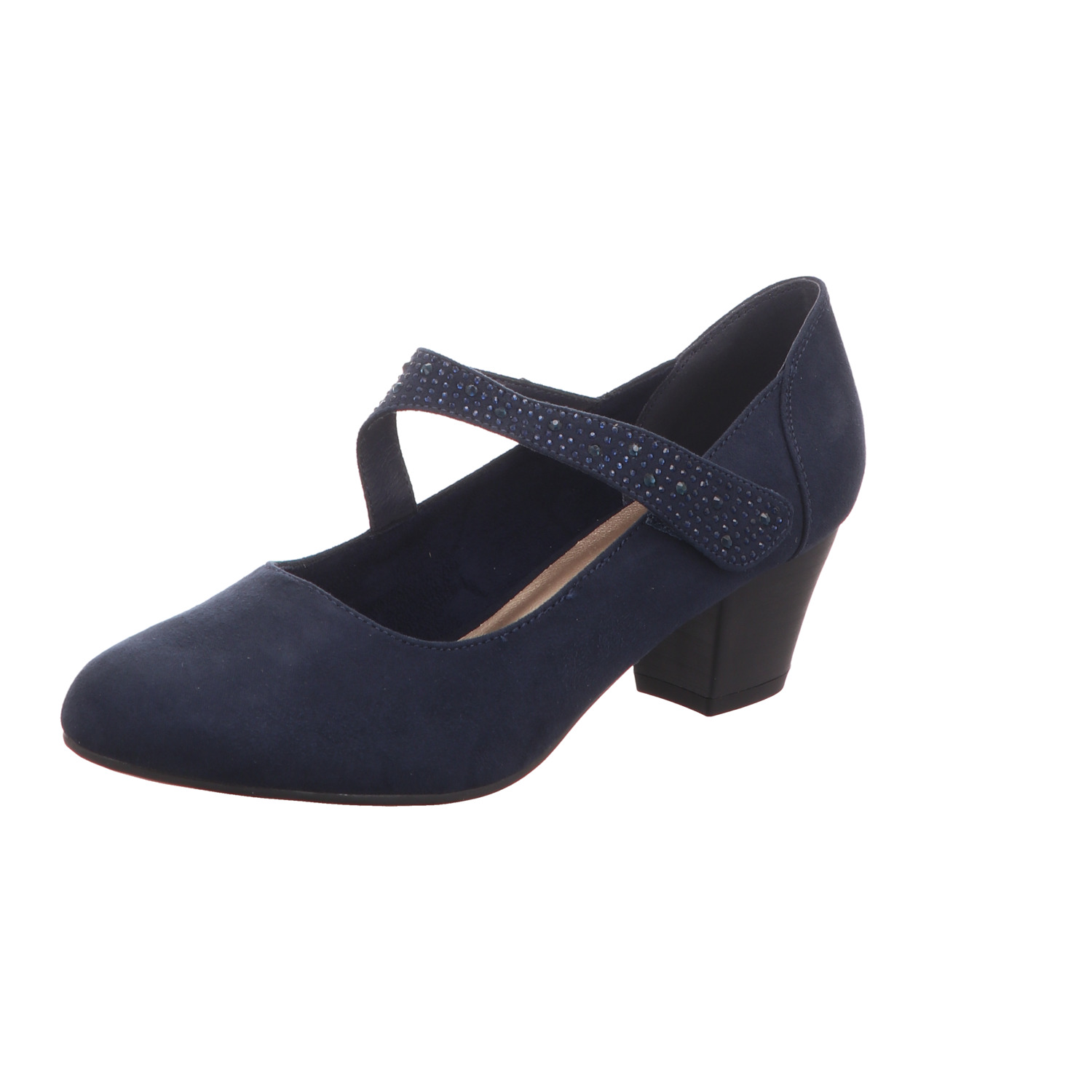 living UPDATED Damen-Spangenpumps Navy-Blau