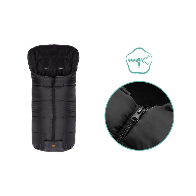 MICA - Winterfußsack Eco BIG - schwarz
