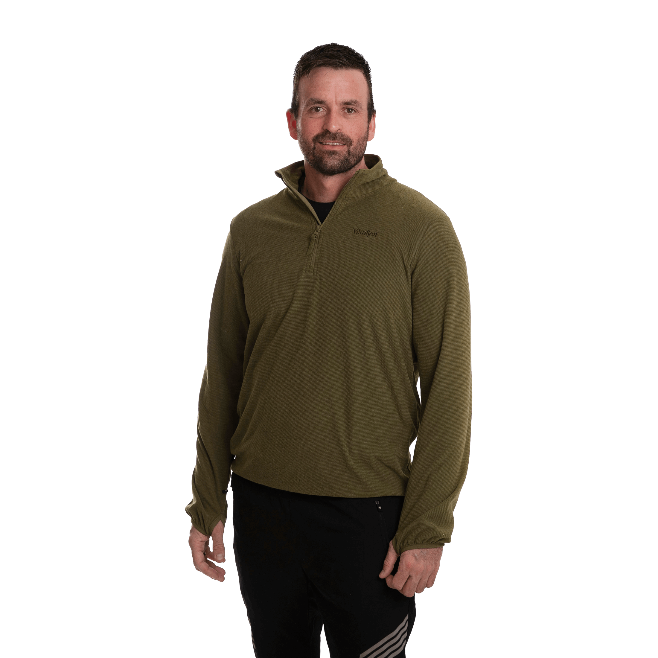 Vikafjell Ulven 1/2-Zip - Herre - Mellomlag