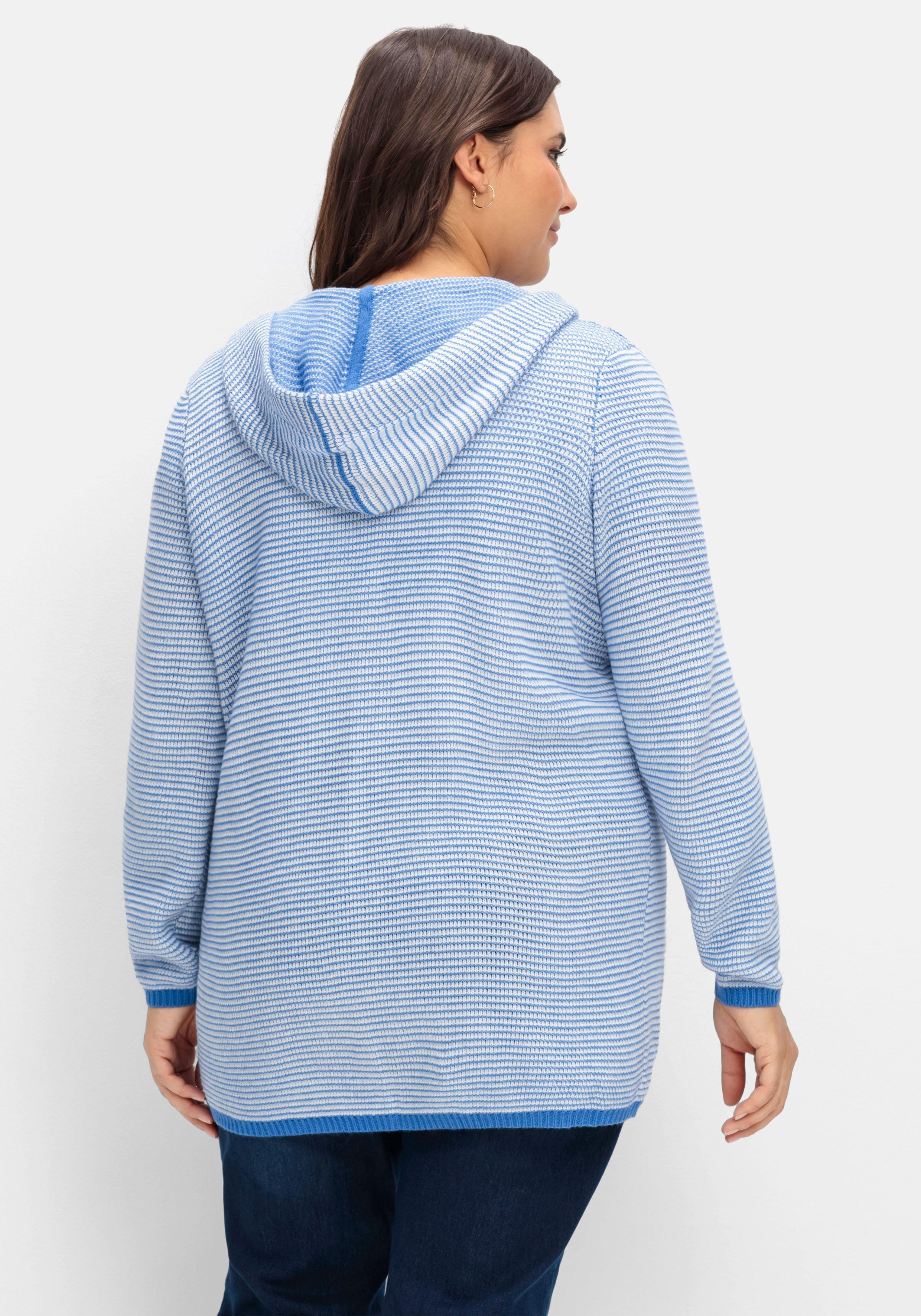 Strickjacke in Longform, mit Taschen